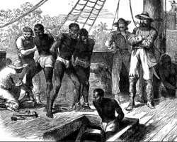 The island was against the importation of slaves s The island was against the importation of slaves since 1792. They freed more than 800 resident slaves in 1827 which is much before the British governm